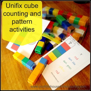 unifix cubes activities