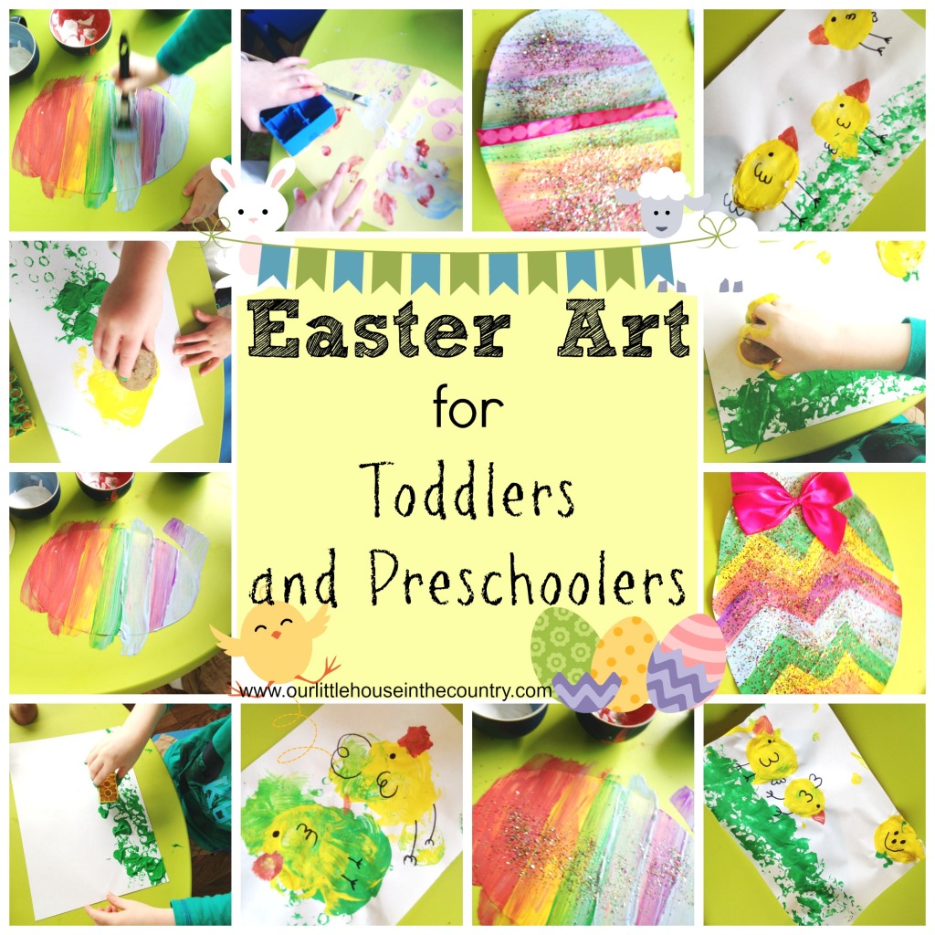 Easter Art for Toddlers and Preschoolers