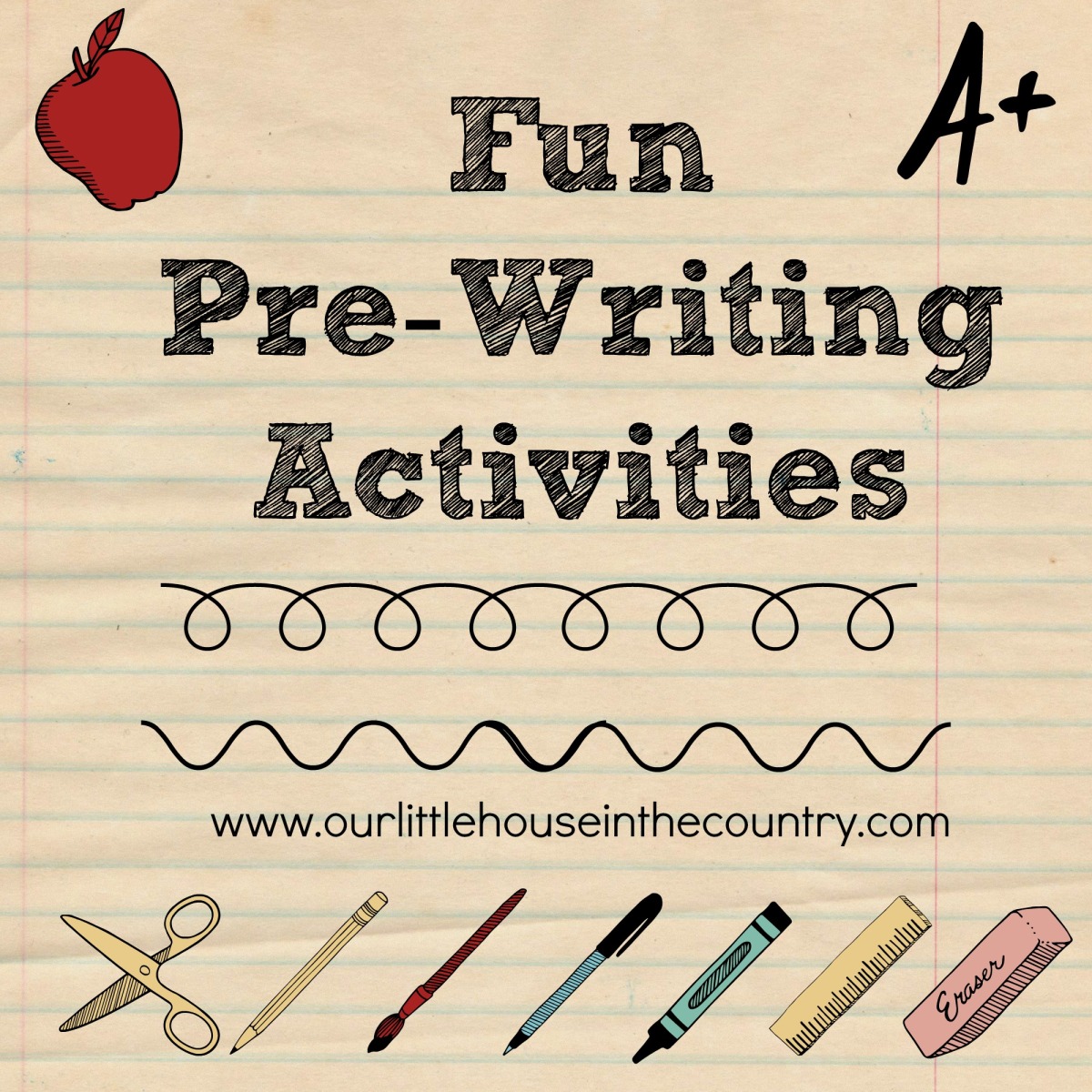 fun pre writing activities - Writing Activities For Kindergarten