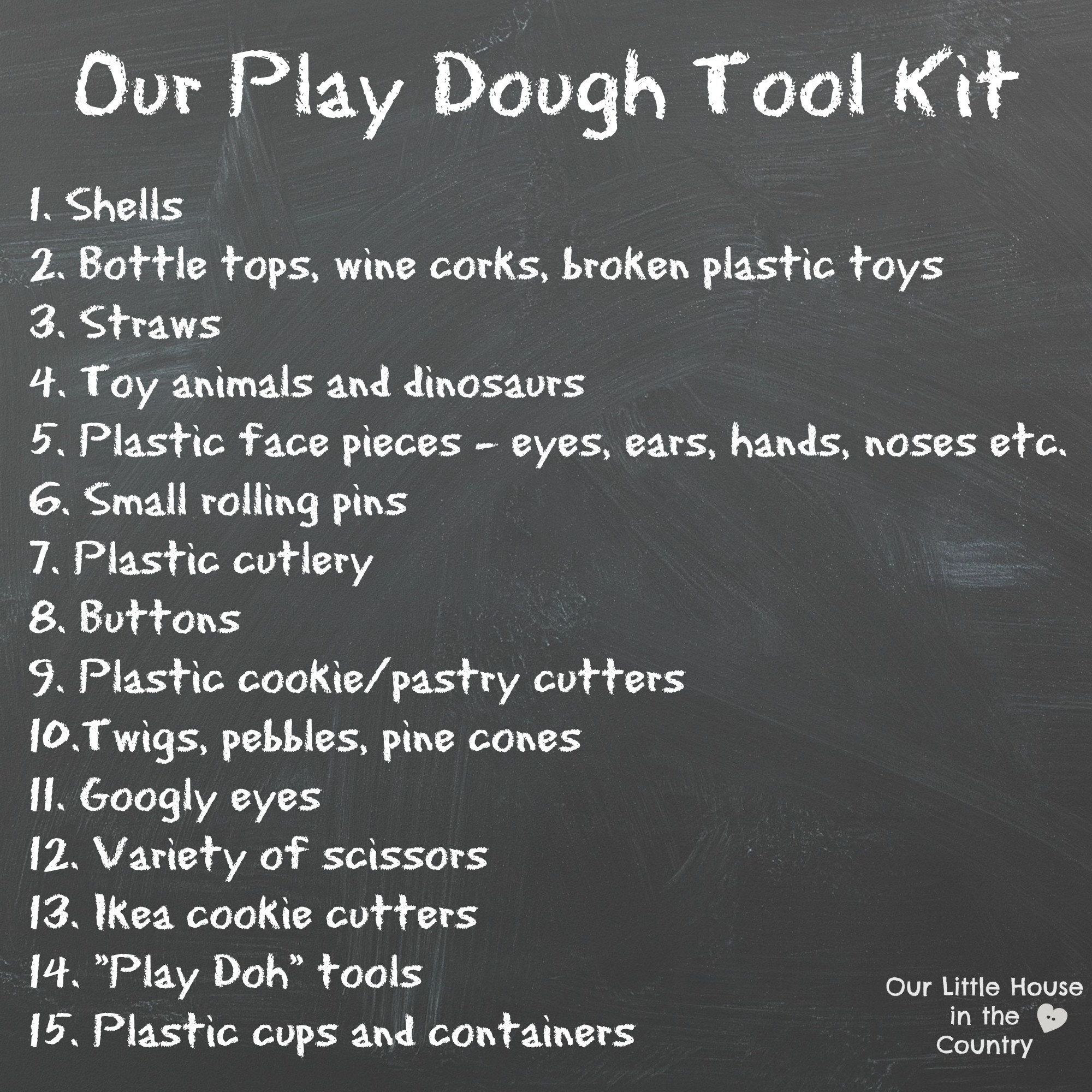 Play Dough Tool Kit – Everything You Need For Play Dough Fun! – Our Little  House in the Country
