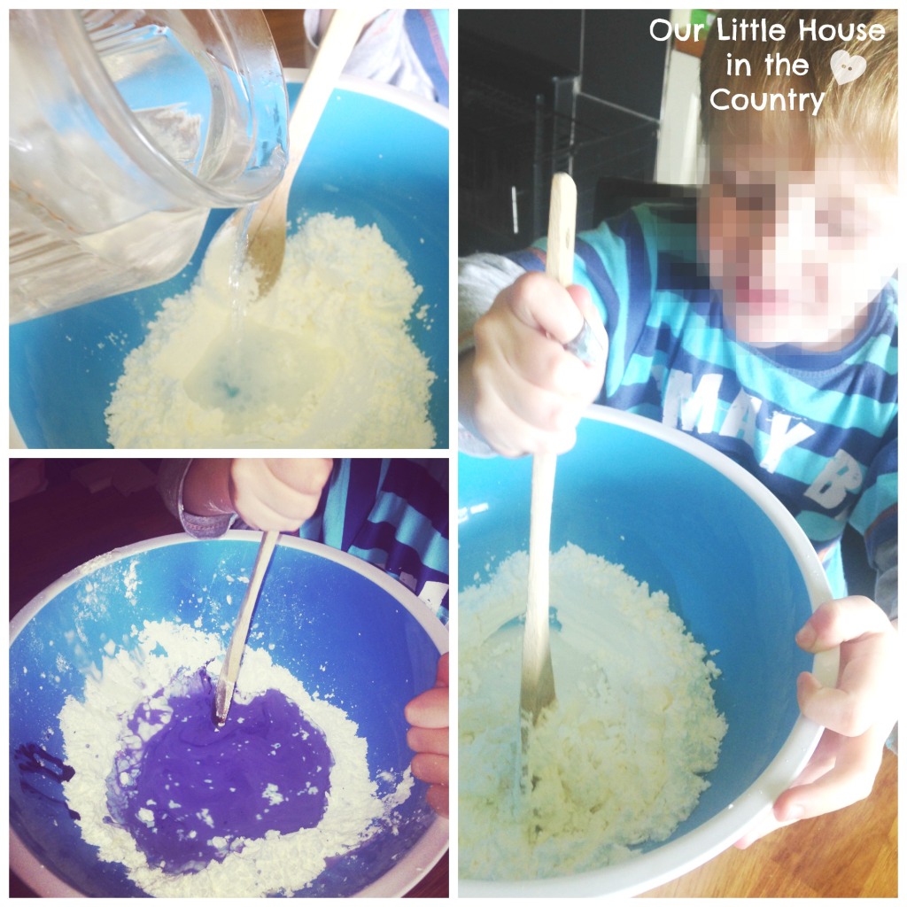 How to make Ooey Gooey Slime - Rainy Day Messy Sensory Fun - Our Little House in the Country #messyplay #slime