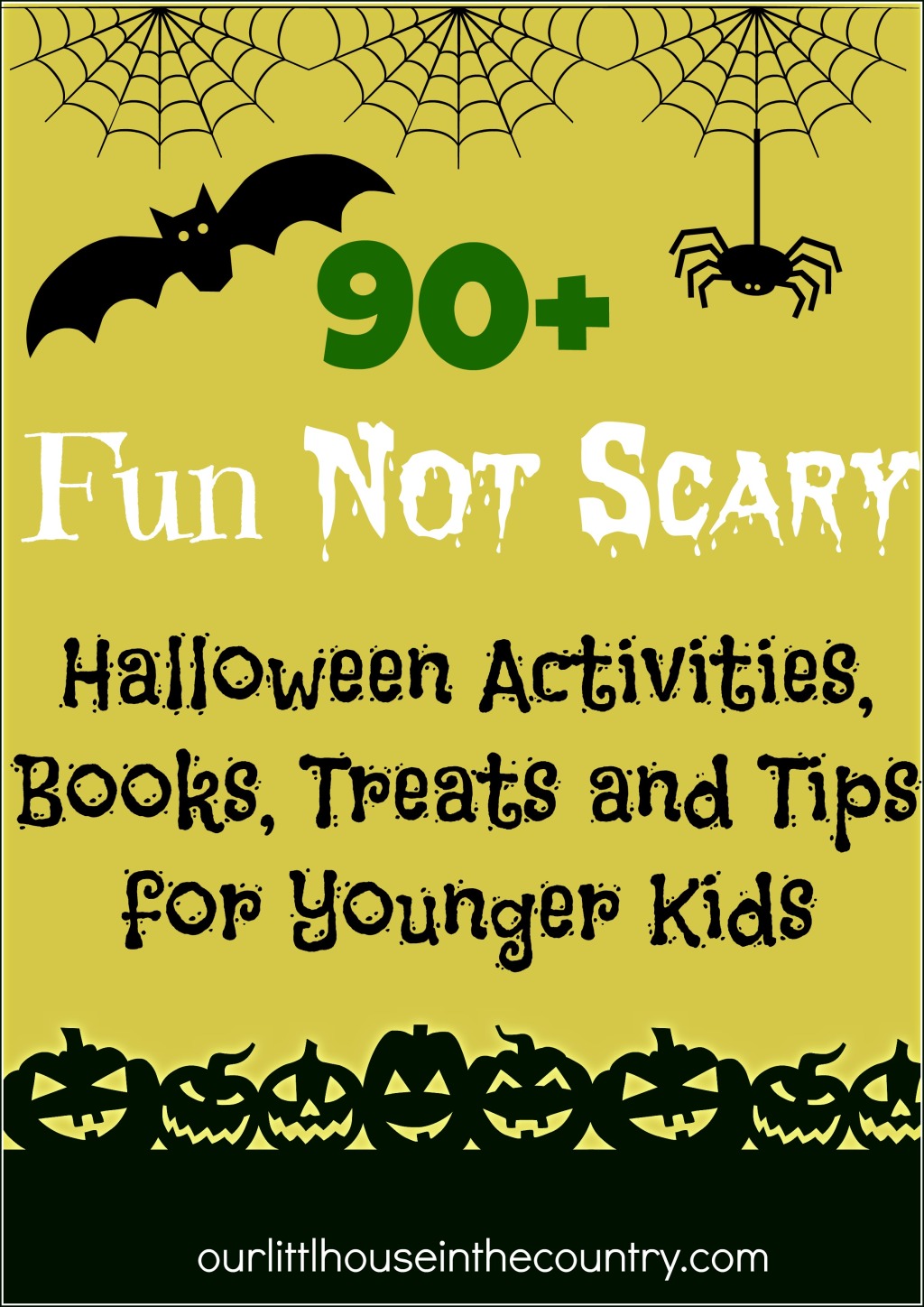 90+ Halloween Activities, Crafts, Books,  Tips, Tricks and Treats for Younger Children