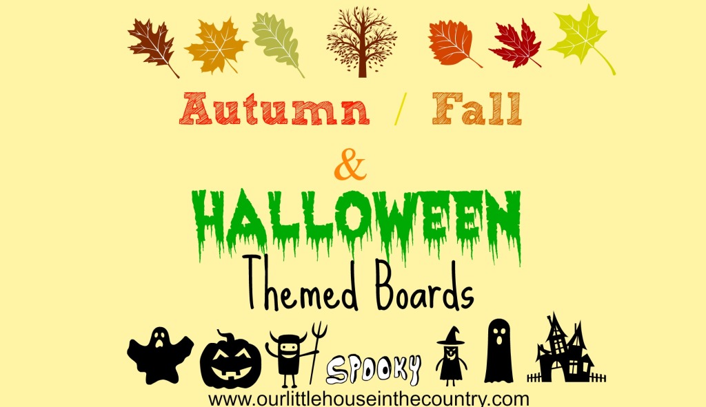 Autumn / Fall Themed Pinterest Boards – Lots of Activities, Crafts, Books and Décor Ideas!