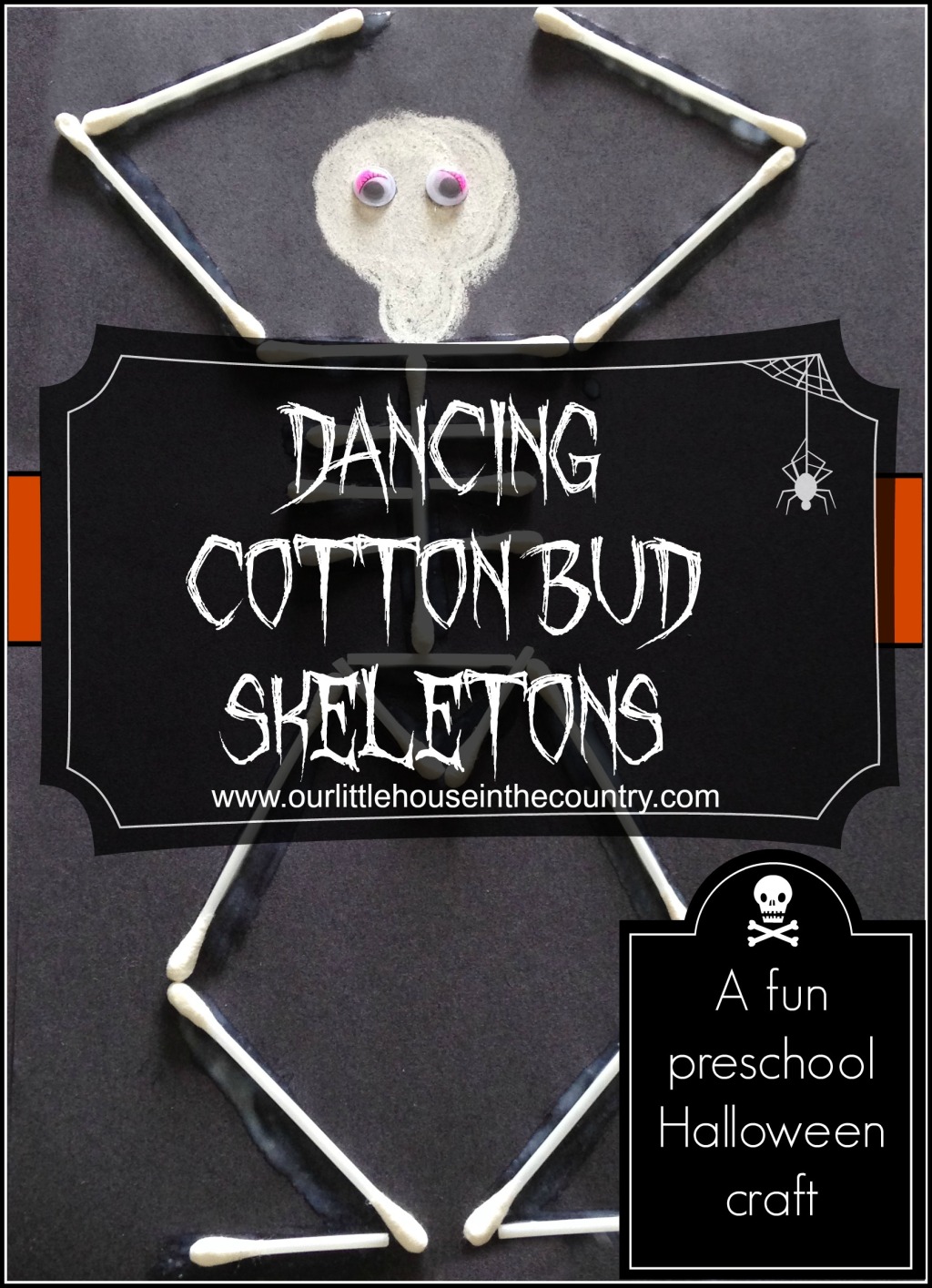 Dancing Skeletons – Cotton Bud Skeletons
