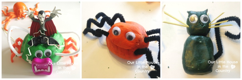 Halloween Spider Play Dough - Play and Learn Every Day