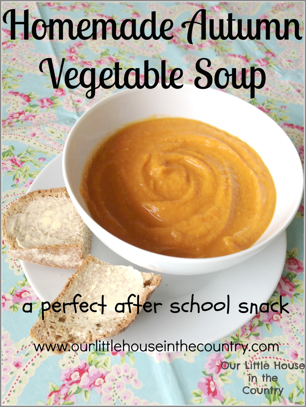 Yummy After School Snack – Mixed Autumn Vegetable Soup