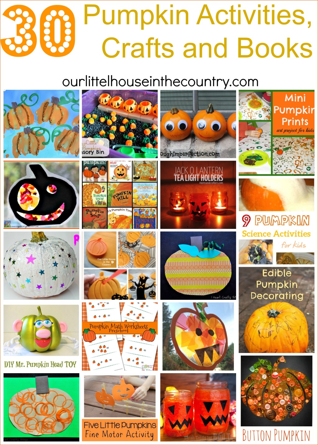 30+ Pumpkin Activities, Crafts and Books