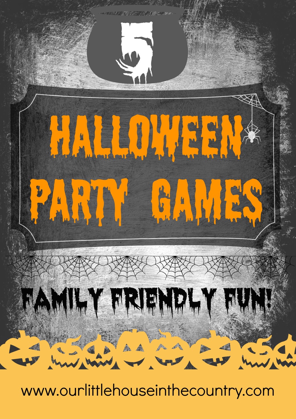 5 Halloween Party Games - Family Friendly Fun - Our Little House in the Country