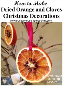  Wie man getrocknete Orangen- und Nelkenscheiben macht Weihnachtsschmuck - Unser kleines Haus auf dem Land 