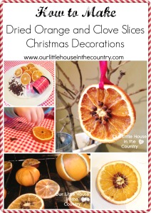 Jak vyrobit sušené oranžové a hřebíčkové plátky Vánoční ozdoby-náš malý dům v zemi