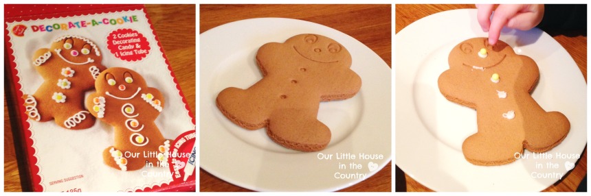 Gingerbread People Cookie Decorating - A Must Do Christmas Activity - Our Little House in the Country