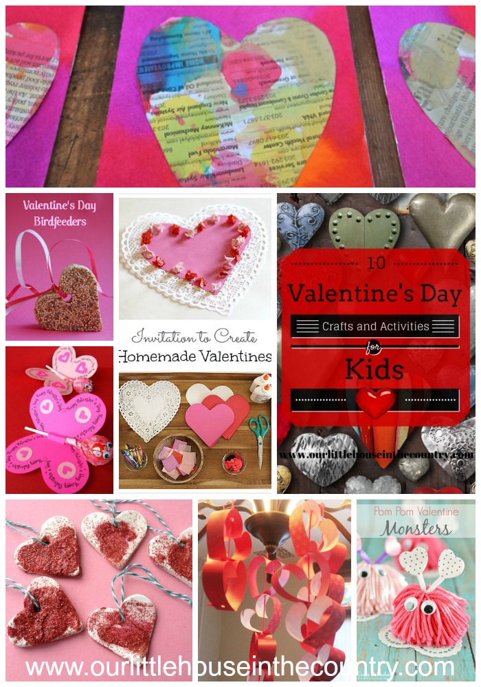 10 Valentine's Day Activities and Crafts for Kids - Our Little House in the Country