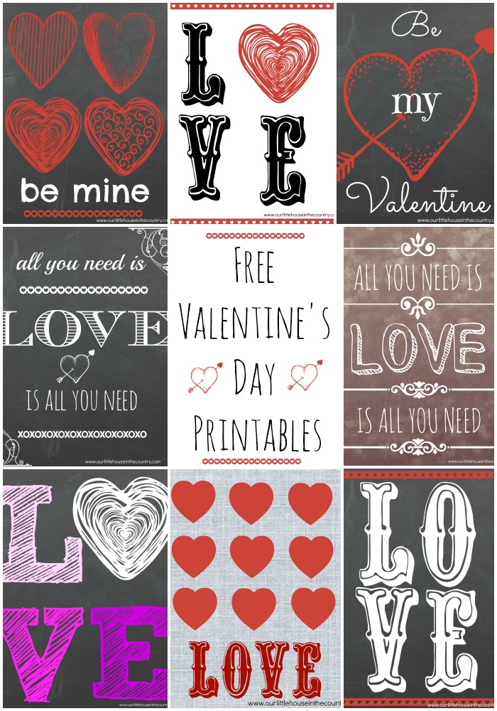 Free Valentine’s Day Printables