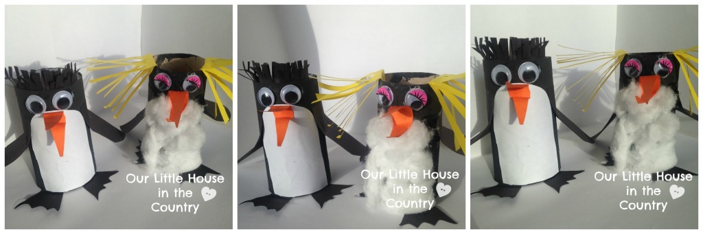 Toilet Roll Penguins - Our Little House in the Country