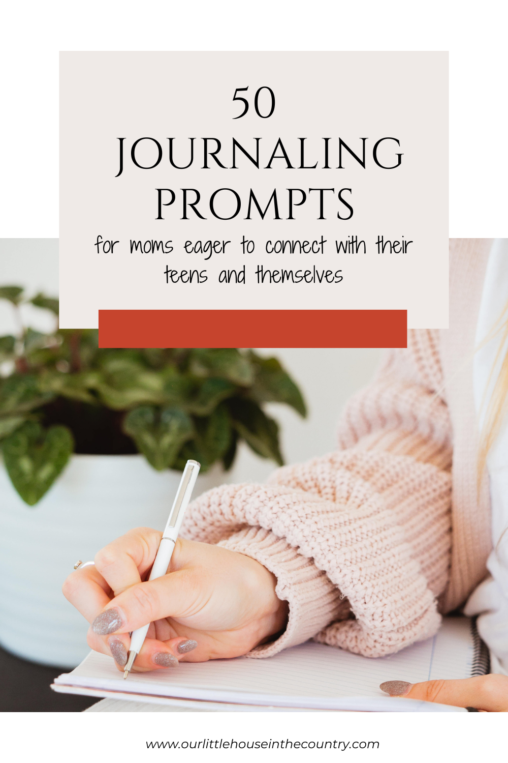 50 Journaling prompts for Mums of Teens who want to enhance their connection with their children