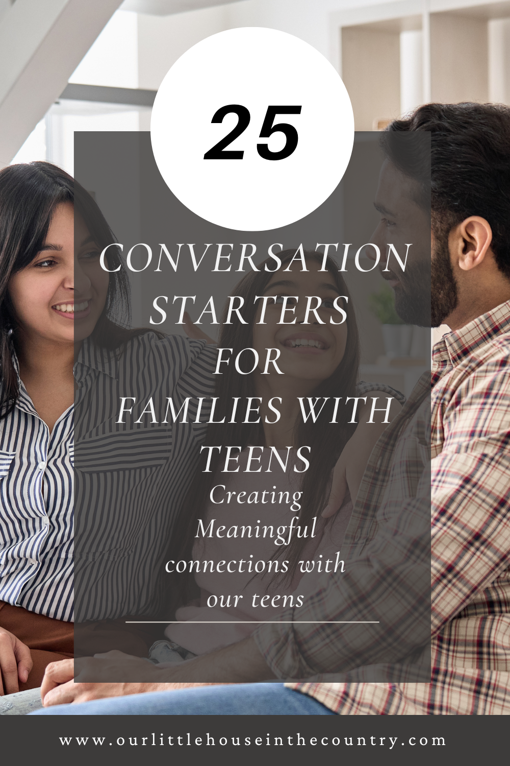 Conversation starters for families with teenagers